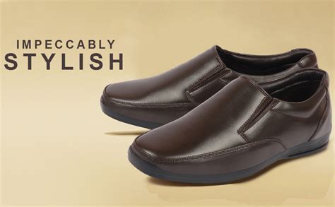 Buy FAUSTO FST KI-105 BLACK-42 Men's Black Formal Office Dress Comfort ...