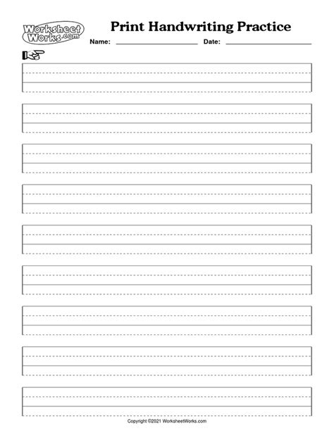 Image result for Hand Writing Worksheets.com
