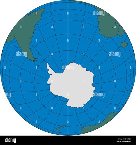 World Globe Map Antarctica - Hayley Drumwright