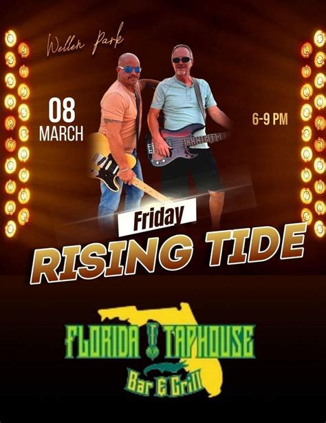 RISING TIDE, Florida Taphouse, Venice, March 8 2024 | AllEvents.in