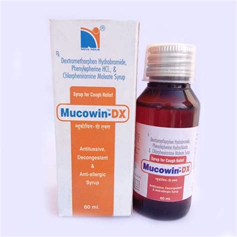 MUCOWIN-DX 60ml Syrup NOVA INDUS PHARMACEUTICALS