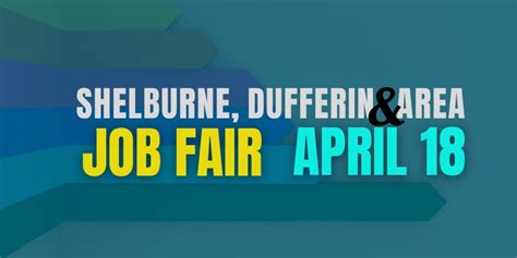 2024 Shelburne, Dufferin and Area Job Fair, Centre Dufferin Recreation ...