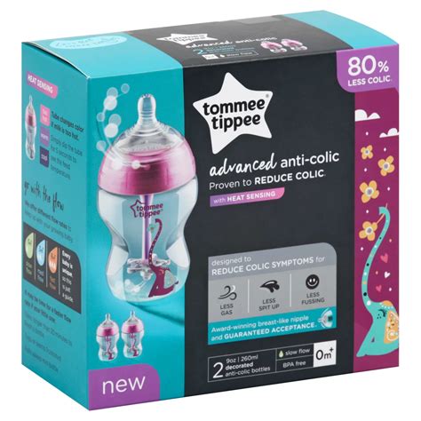 Tommee Tippee Advanced Anti-Colic Baby Bottle, 260ml Pack