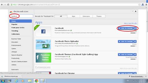 Image result for Add Facebook to Computer