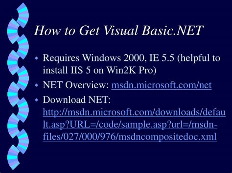 Image result for How Do You Download Visual Basic Net