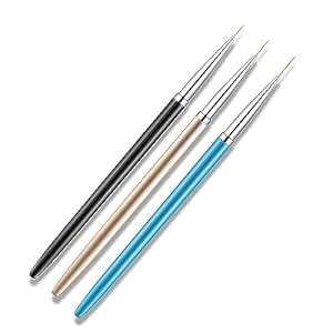 Buy THR3E STROKES 3pcs Nail Art Liner Brushes UV Gel Painting Acrylic ...