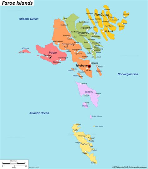 Faroe Islands Map | Detailed Maps of Faroe Islands (Faroes, Faeroes)