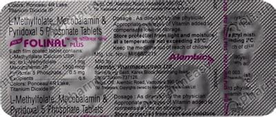 Folinal Plus Strip Of 10 Tablets: Uses, Side Effects, Price & Dosage ...
