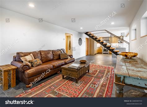Modern Open Concept Home Interior Kitchen Stock Photo 2265597733 ...