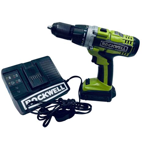 Rockwell RK2810K 18V Lithium-Ion Cordless 1/2" Drill Kit