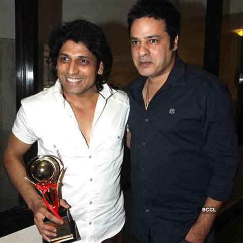 Rajan Verma with Rahul Roy during 8th Aap Ki Awaz Media Excellence ...