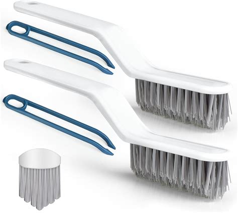 Amazon.com: 2 Pieces Grout Cleaner Brush with Tweezers Cleaning Tile ...