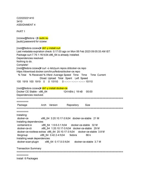 3410 Docker ...