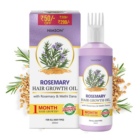 Nimson Rosemary Hair Oil – Nourish, Strengthen & Regrow