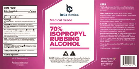 70% ISOPROPYL RUBBING ALCOHOL solution