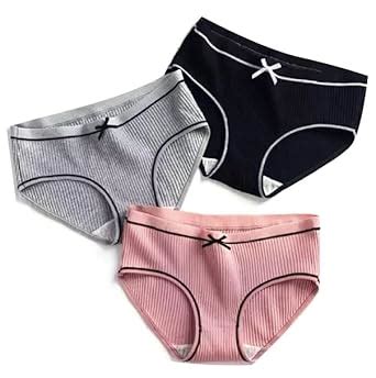 Buy Tippsy Women's Cotton Bow Breathable Thread Cotton Hipster Panties ...