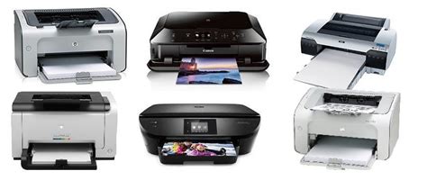 Image result for Different Printer Types