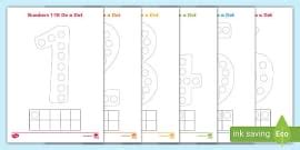 1 to 10 in words dot to dot activity - Educational Resources