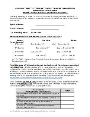 Homeless Services - Sonoma County, California Doc Template | pdfFiller