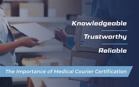 Importance of Medical Courier Certification | Stat Experts