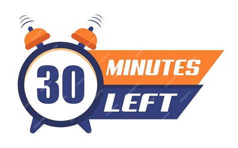 Premium Vector | 30 minutes left countdown left days banner. count time ...