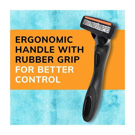 Buy BIC Flex 4 Refillable Razors for Men, Long-Lasting 4 Blade Razors ...