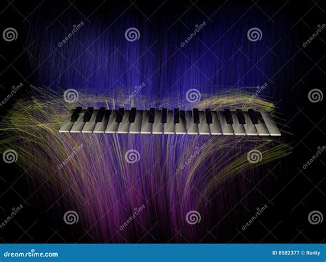 Abstract Piano Keyboard stock illustration. Illustration of abstract ...