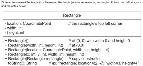 Image result for Rectangle Class Java