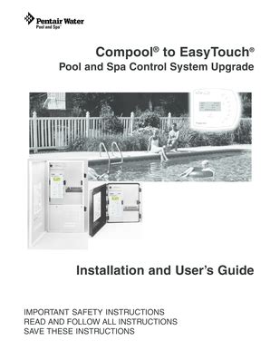 Image result for Pentair Compool EasyTouch Tutorial