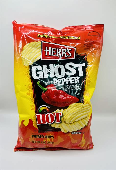 Herr's Smokin' Hot Ghost Pepper Potato Chips | My Sweet Shack