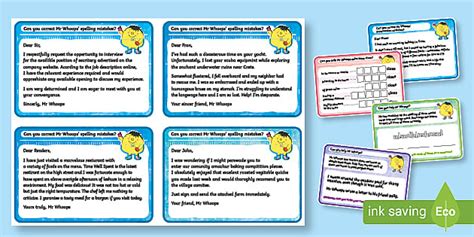 UKS2 Mr Whoops Busy Box Challenge Cards (teacher made)