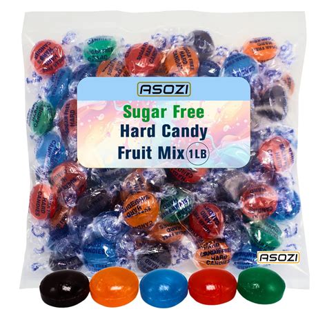 Amazon.com : Sugar Free Candy Assorted 1lb - Fruity Flavored Sugarless ...