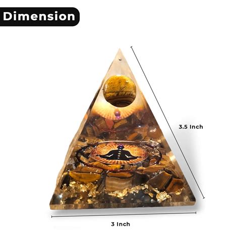 Buy Tiger Eye Nubian Pyramid for Energy & Confidence | My Divine Sutra