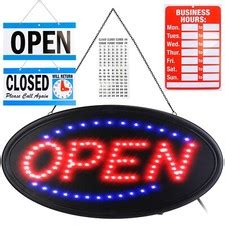 LED Open Sign Business Neon Open Sign Advertisement | Ubuy India