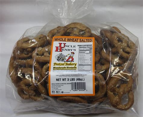 Artisanal Whole Wheat Pretzels for Sale from Uncle Henry's Pretzel Bakery