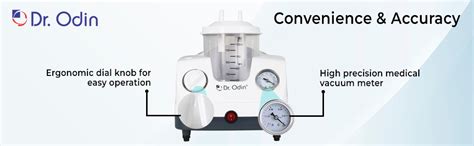 Dr. Odin OSU101 Portable Phlegm Suction Unit with Oil-free Lubrication ...