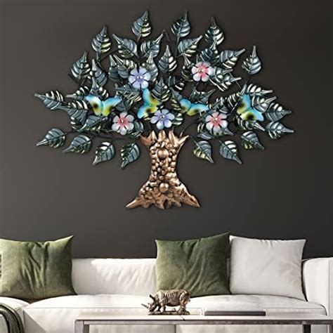 Collectible India Large Metal Creative Tree of Life Design Decorative ...
