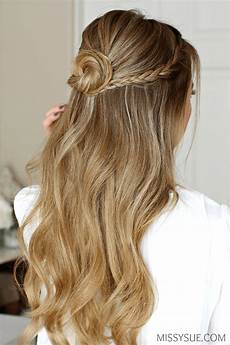 prom hair buns half up braid wrapped bun sue prom hair buns half up braid wrapped bun sue
