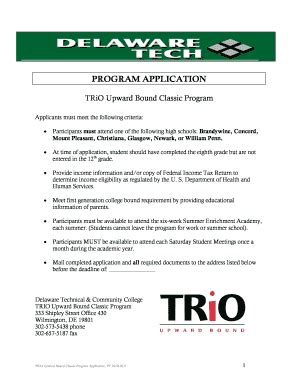 Fillable Online dtcc PROGRAM APPLICATION - dtcc Fax Email Print - pdfFiller