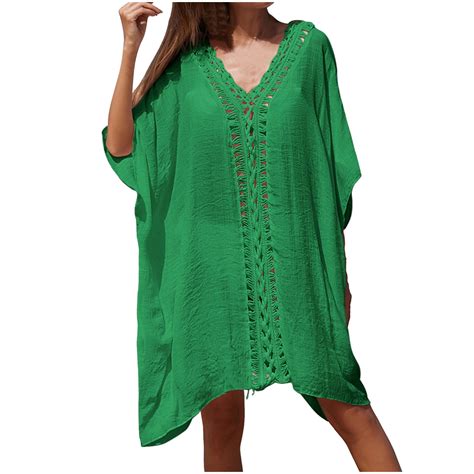 gakvbuo Summer Beach Cover Up Dress For Women Swimwear Bikini Bathing ...