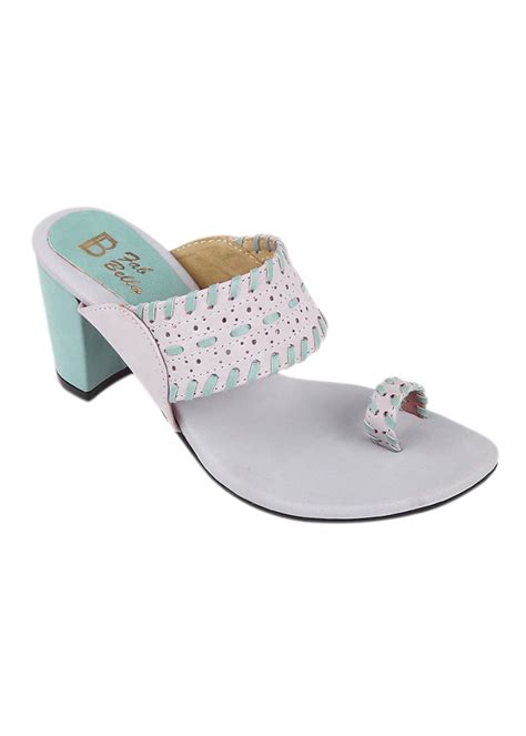 Get Laser Cut Detail Block Heels at ₹ 999 | LBB Shop