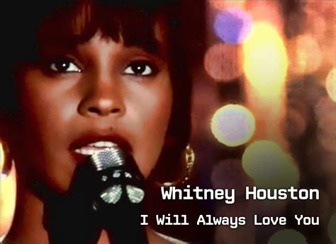 Weekly song Whitney Houston I will always love you - DJ Eddie