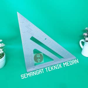 Jual ALAT UKUR ANGLE SPEED RAFTER SQUARE PENGGARIS SEGITIGA SIKU ...
