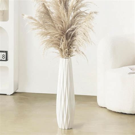 Amazon.com: White Floor Vase, 24" Tall Ceramic Decorative Large Vases ...