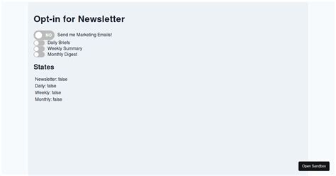 Multi Toggle Checkbox in React 的图像结果