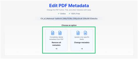 Image result for Edit PDF Metadata