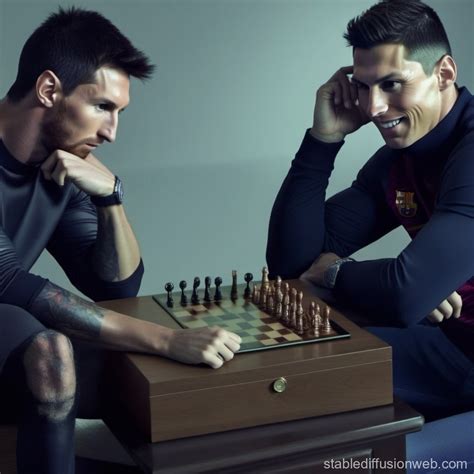 messi vs cristiano ronaldo en ajedrez Prompts | Stable Diffusion Online
