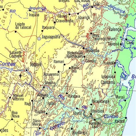 Map Of Northeastern Brazil