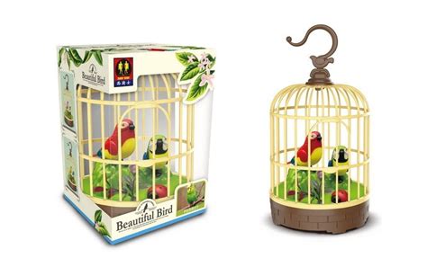 Buy SNS@Beautiful Bird Voice Activated Induction Birdcage Talking ...