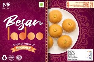 MAPAA Bikaneri Premium Dry Fruit Besan Ladoo, Ready to Eat Indian Sweet ...
